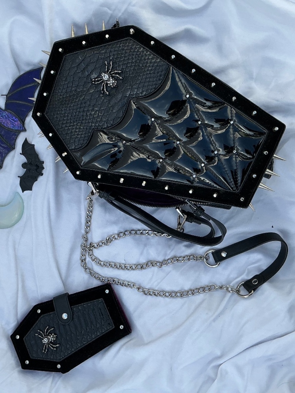 Avelina De Moray Coffin Shoulder Bag